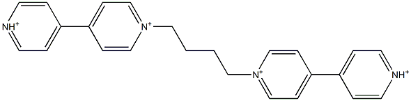 1,1''-(1,4-Butanediyl)bis(4,4'-bipyridin-1-ium) Structure