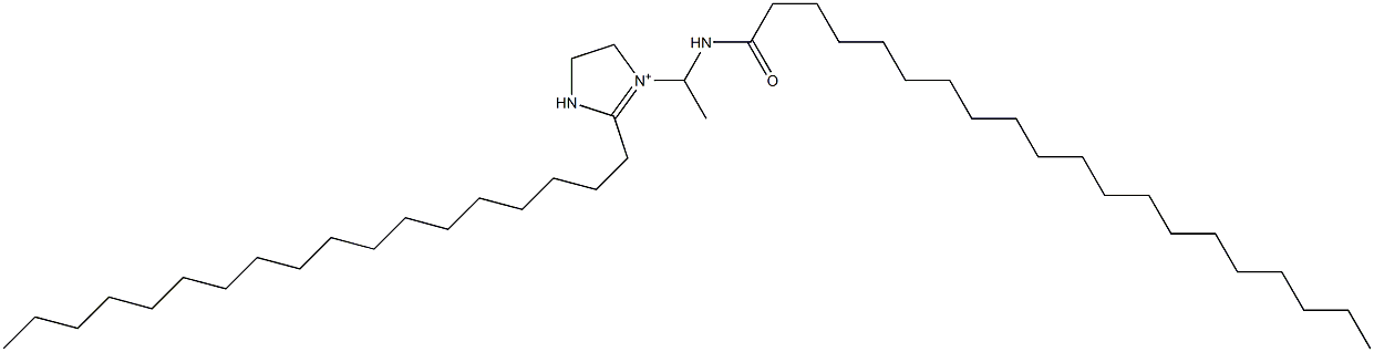 1-[1-(Icosanoylamino)ethyl]-2-octadecyl-1-imidazoline-1-ium 구조식 이미지