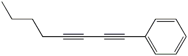 1-Phenyl-1,3-octadiyne Structure