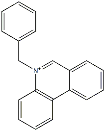 5-Benzylphenanthridin-5-ium 구조식 이미지