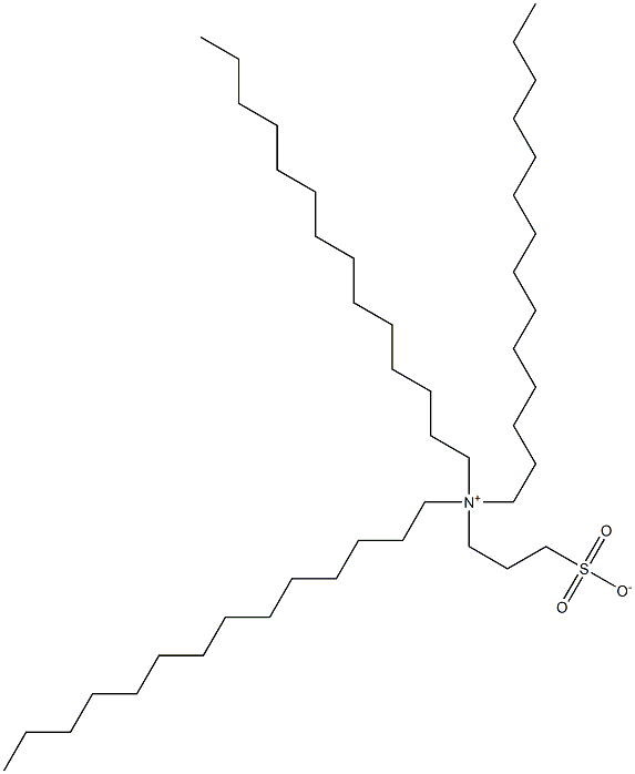 N,N-Ditetradecyl-N-(3-sulfonatopropyl)-1-tetradecanaminium 구조식 이미지