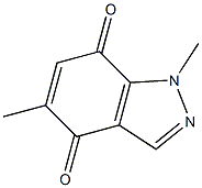 1,5-Dimethyl-1H-indazole-4,7-dione 구조식 이미지