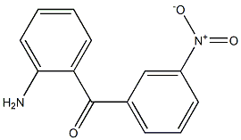 2-Amino-3'-nitrobenzophenone 구조식 이미지