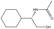 (-)-N-[(S)-1-Cyclohexyl-2-hydroxyethyl]acetamide 구조식 이미지