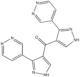 (Pyridazin-4-yl)(1H-pyrazol-4-yl) ketone Structure