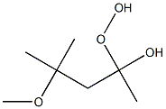 2-Methyl-2-methoxy-4-hydroxy-4-hydroperoxypentane Structure