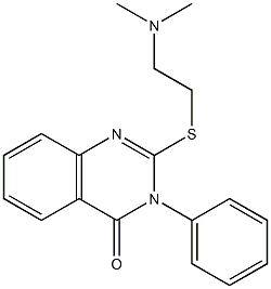 2-[2-(Dimethylamino)ethylthio]-3-phenyl-quinazolin-4(3H)-one Structure