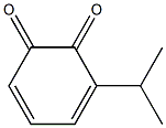 3-Isopropyl-3,5-cyclohexadiene-1,2-dione Structure