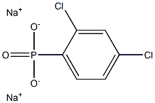 2,4-Dichlorophenylphosphonic acid disodium salt 구조식 이미지