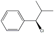 (+)-[(R)-1-Chloro-2-methylpropyl]benzene Structure