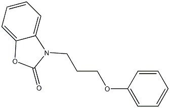 3-(3-Phenoxypropyl)benzoxazol-2(3H)-one 구조식 이미지