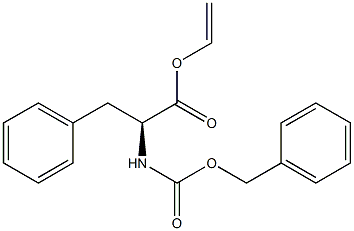 N-(Benzyloxycarbonyl)-L-phenylalanine vinyl ester 구조식 이미지