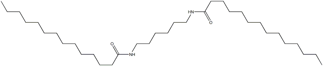 N,N'-(1,6-Hexanediyl)bis(myristamide) 구조식 이미지