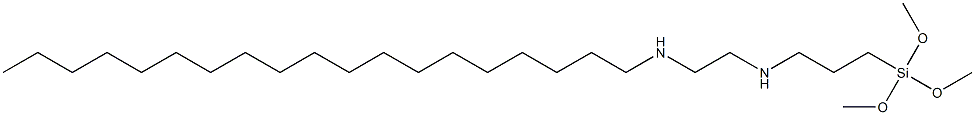 3-(Trimethoxysilyl)-N-[2-(nonadecylamino)ethyl]propan-1-amine Structure