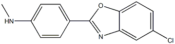 5-Chloro-2-[4-(methylamino)phenyl]benzoxazole Structure