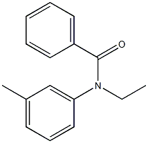 3-(N-Ethyl-N-benzoylamino)toluene 구조식 이미지