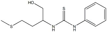 1-(1-Hydroxymethyl-3-methylthiopropyl)-3-phenylthiourea Structure