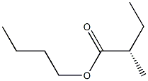 [S,(+)]-2-Methylbutyric acid butyl ester 구조식 이미지