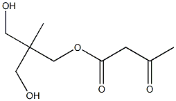 Acetoacetic acid 2,2-di(hydroxymethyl)propyl ester 구조식 이미지