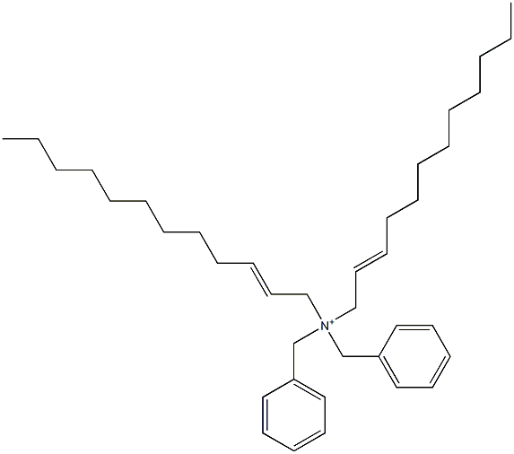 Di(2-dodecenyl)dibenzylaminium Structure