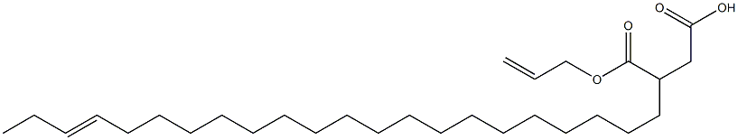 3-(19-Docosenyl)succinic acid 1-hydrogen 4-allyl ester Structure