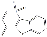 4-Oxo-4H-thiopyrano[3,2-b]benzofuran 1,1-dioxide Structure