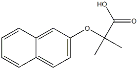 2-(2-Naphthoxy)isobutyric acid 구조식 이미지