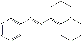 1-(Phenylazo)-2,3,6,7,8,9-hexahydro-4H-quinolizine 구조식 이미지