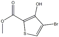 3-Hydroxy-4-bromothiophene-2-carboxylic acid methyl ester Structure