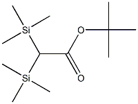 Bis(trimethylsilyl)acetic acid tert-butyl ester Structure