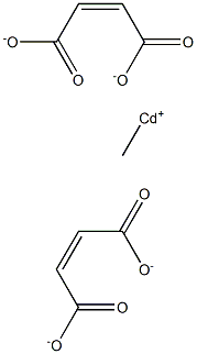 Bis(maleic acid 1-methyl)cadmium salt 구조식 이미지