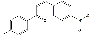 (Z)-4'-Fluoro-4-nitrochalcone Structure