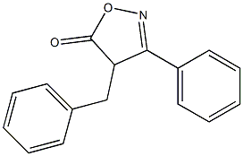 3-Phenyl-4-benzylisoxazol-5(4H)-one 구조식 이미지