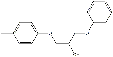 1-(4-Methylphenoxy)-3-phenoxy-2-propanol Structure