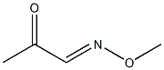 1-[Methoxyimino]propan-2-one 구조식 이미지