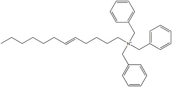 (5-Dodecenyl)tribenzylaminium 구조식 이미지