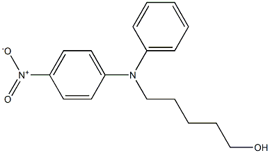 5-(N-Phenyl-4-nitroanilino)-1-pentanol 구조식 이미지