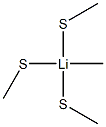 Tris(methylthio)methyllithium 구조식 이미지