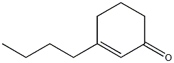 3-Butyl-2-cyclohexen-1-one Structure