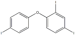 2,4,4'-Triiododiphenyl ether 구조식 이미지