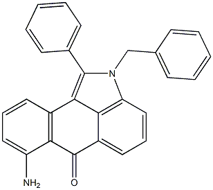 1-Phenyl-2-benzyl-7-aminonaphth[1,2,3-cd]indol-6(2H)-one Structure