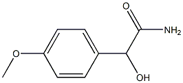 (-)-p-Methoxy-D-mandelamide Structure