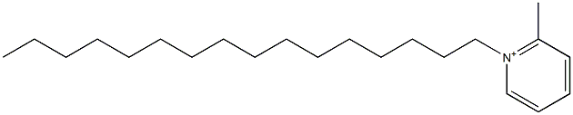 1-Hexadecyl-2-methylpyridinium Structure