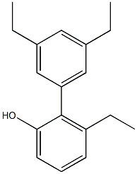 3-Ethyl-2-(3,5-diethylphenyl)phenol 구조식 이미지