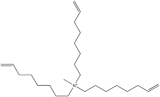 N-Methyl-N,N,N-tri(7-octenyl)aminium 구조식 이미지