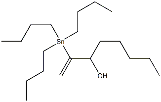 2-(Tributylstannyl)-1-octene-3-ol Structure