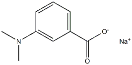 m-(Dimethylamino)benzoic acid sodium salt 구조식 이미지