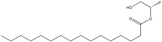 [S,(+)]-1,2-Propanediol 2-palmitate 구조식 이미지