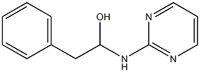 2-[[1-Hydroxy-2-phenylethyl]amino]pyrimidine Structure