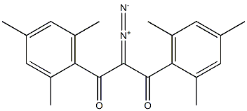 1,3-Bis(2,4,6-trimethylphenyl)-2-diazopropane-1,3-dione Structure